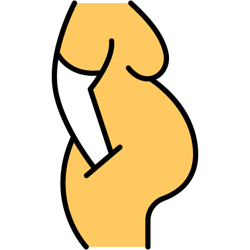 Pregnant Generic color outline icon