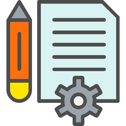 Contract Generic color outline icon