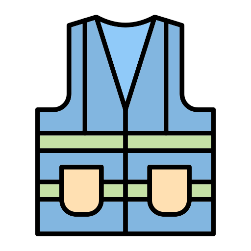 beschermend vest Generic color outline icoon