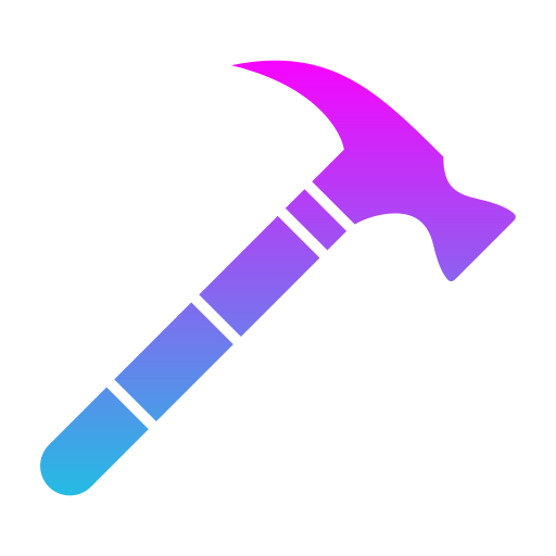 hammer Generic gradient outline icon