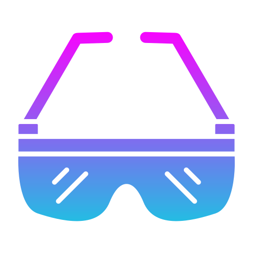 veiligheidsbril Generic gradient outline icoon