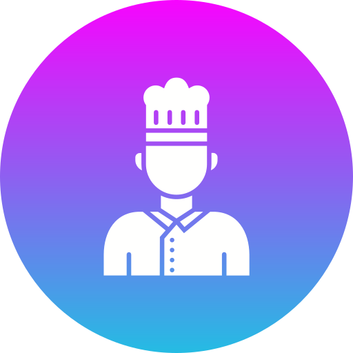 chef Generic gradient outline icoon