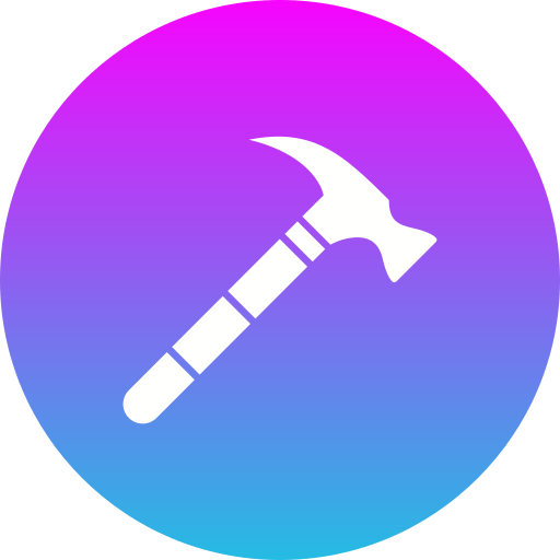 Hammer Generic gradient outline icon