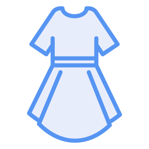 sukienka Generic color lineal-color ikona