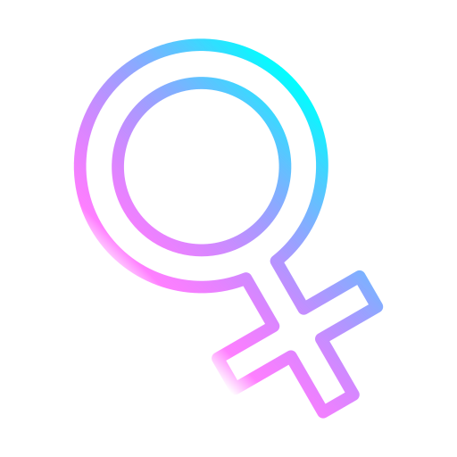 Female Generic gradient outline icon