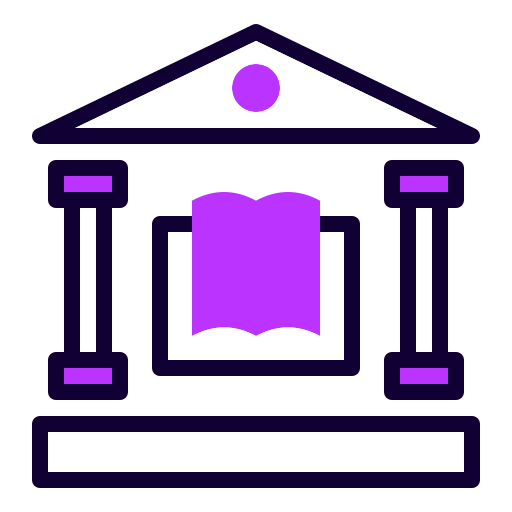 도서관 Generic color lineal-color icon