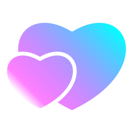 cuore Generic gradient outline icona