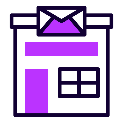 oficina de correos Generic color lineal-color icono