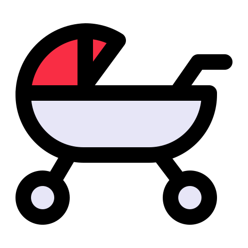 kinderwagen Generic color lineal-color icon