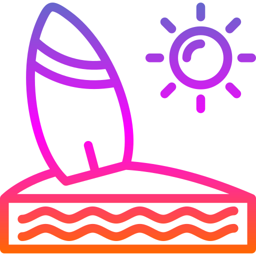 サーフィン Generic gradient outline icon