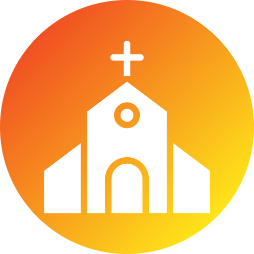 Церковь Generic gradient fill иконка