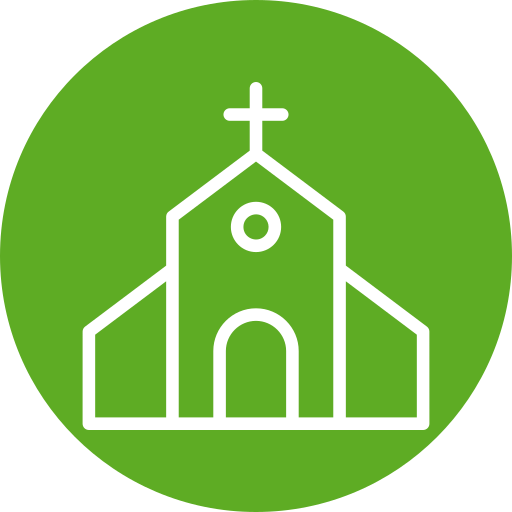 Церковь Generic color fill иконка