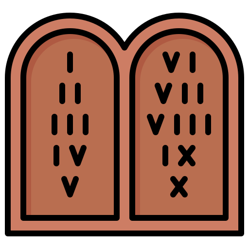 Ten commandments Generic color lineal-color icon