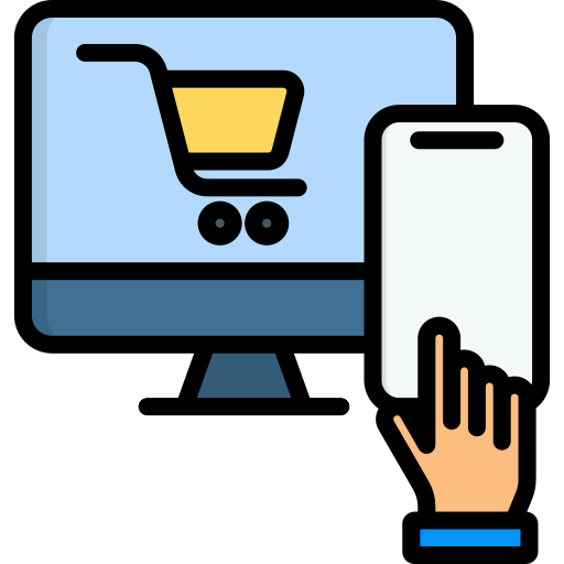 Shopping online Generic color lineal-color icon