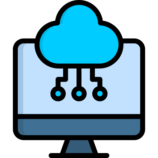 Cloud computing Generic color lineal-color icon