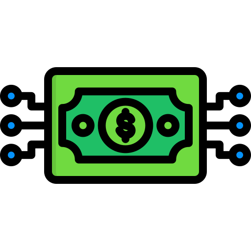 Цифровые деньги Generic color lineal-color иконка