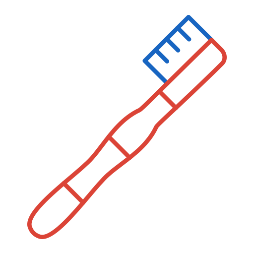 escova de dente Generic color outline Ícone