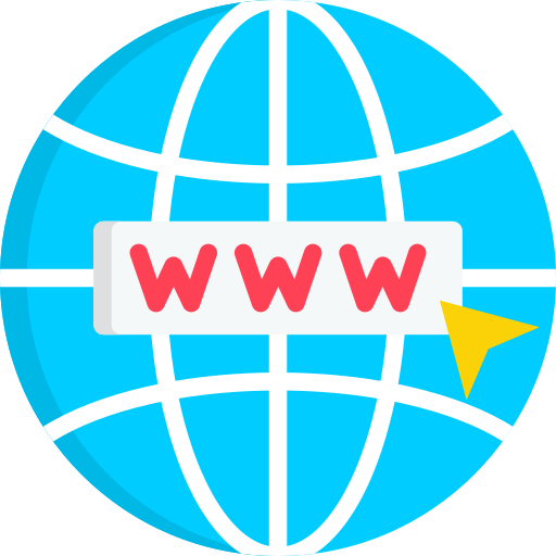 world wide web Generic color fill Icône