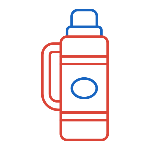 Thermos Generic color outline icon