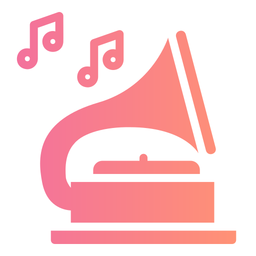 gramofon Generic gradient fill ikona