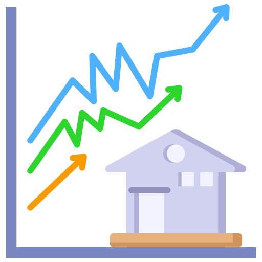 Цены на жилье Generic color fill иконка