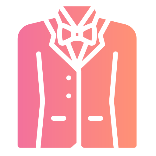 Wedding suit Generic gradient fill icon