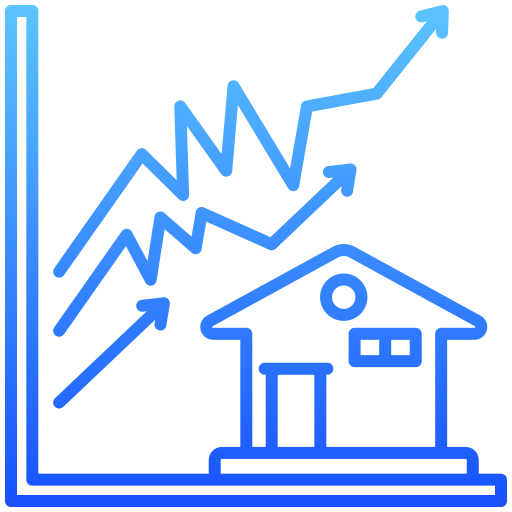 Housing rates Generic gradient outline icon