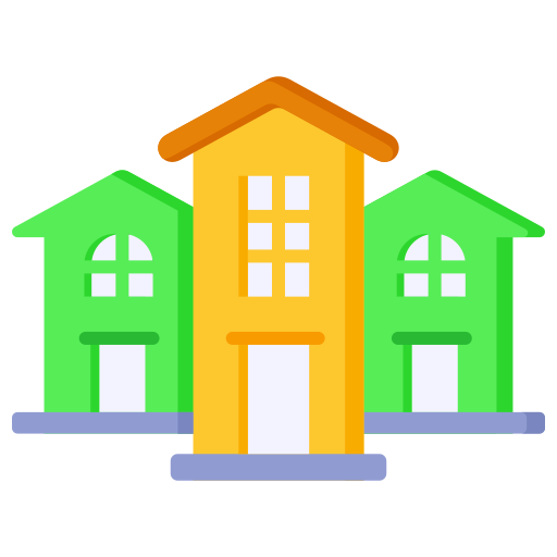 Housing Generic color fill icon