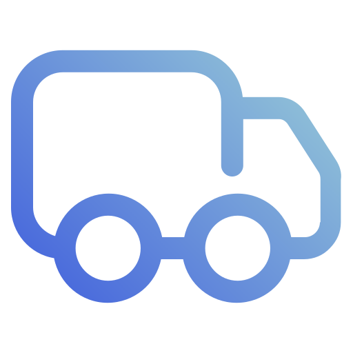 vrachtwagen Generic gradient outline icoon