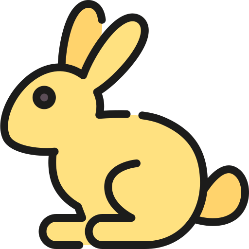 Rabbit Generic color lineal-color icon