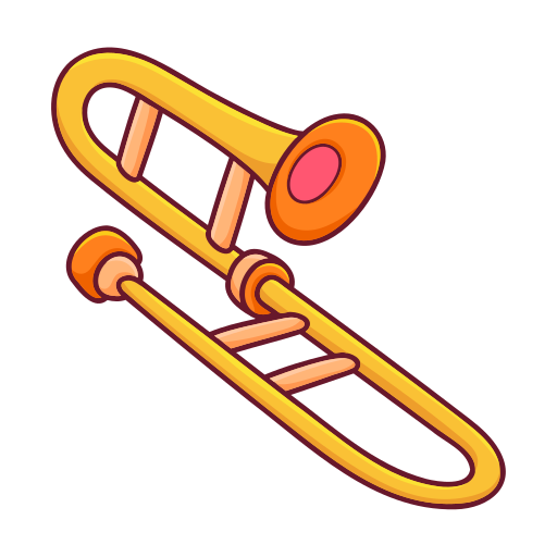 trompeta Generic Sticker Color Lineal Color icono