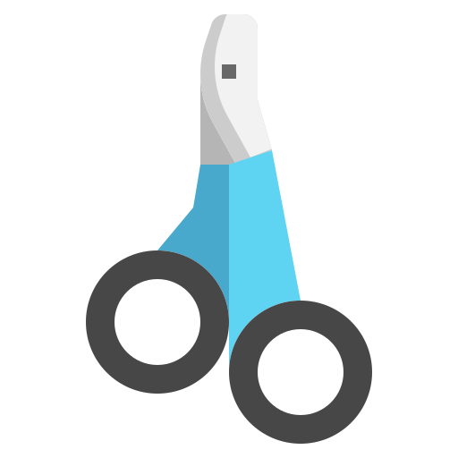 Nail clippers Generic color fill icon
