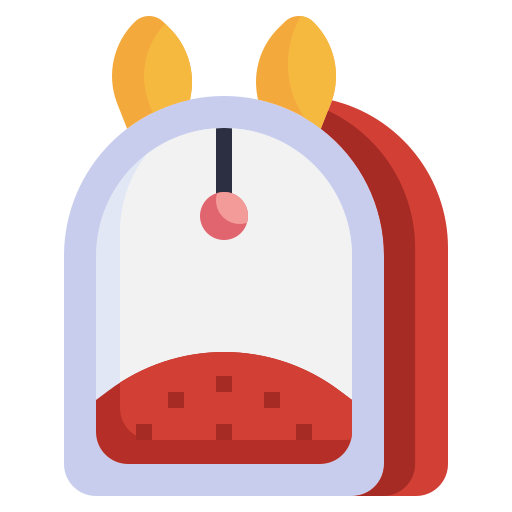 Pet bed Generic color fill icon