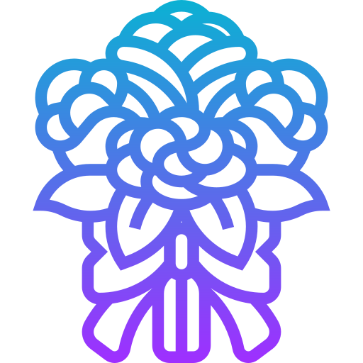 ramo de flores Meticulous Gradient icono