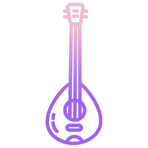 mandolina Icongeek26 Outline Gradient icono