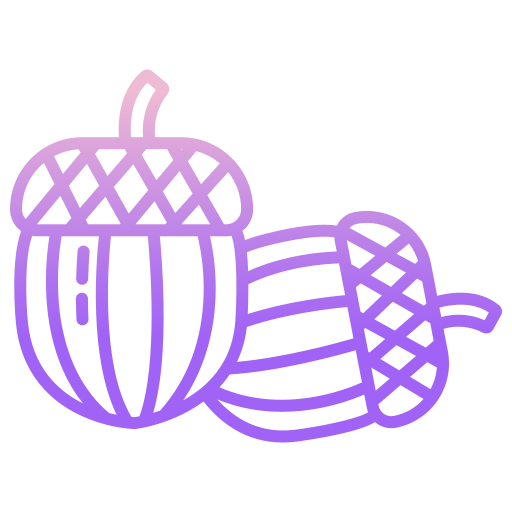 Acorn Icongeek26 Outline Gradient ikon