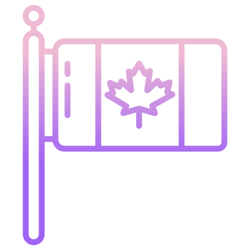 캐나다 Icongeek26 Outline Gradient icon