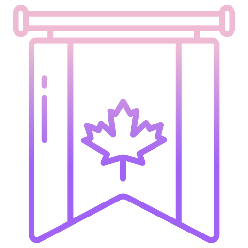 Canada Icongeek26 Outline Gradient icon