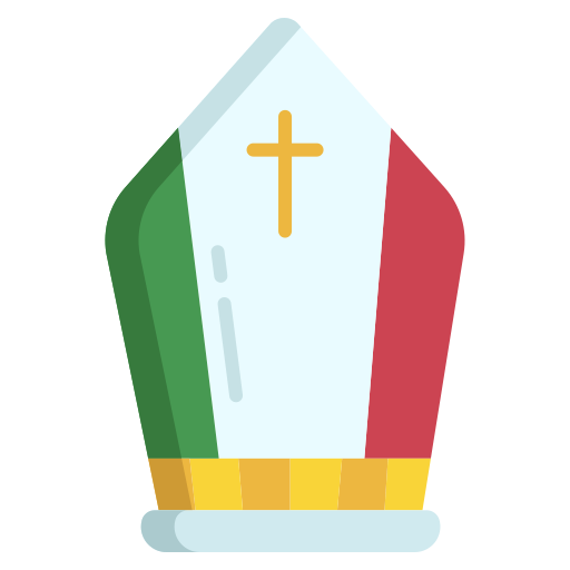 Папа корона Icongeek26 Flat иконка