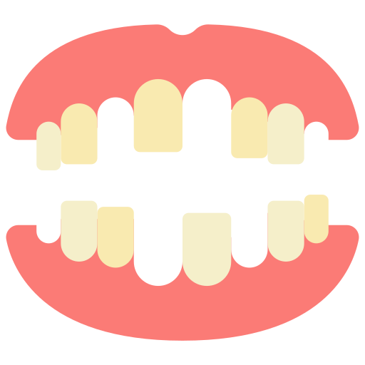 dents Basic Miscellany Flat Icône