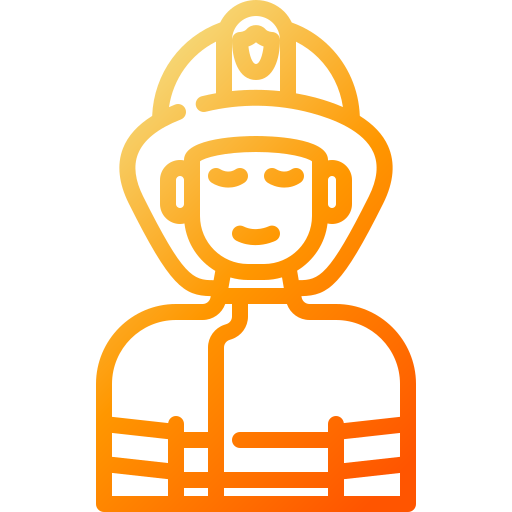 消防士 Generic gradient outline icon