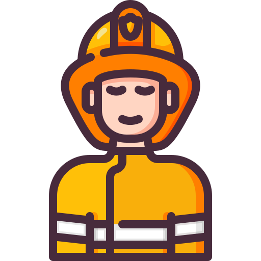 bombero Generic color outline icono
