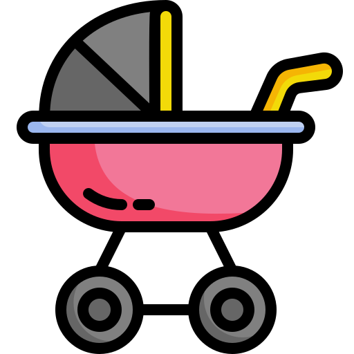 Stroller Generic color outline icon