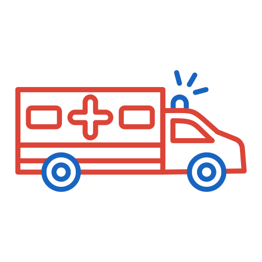 ambulance Generic color outline icoon