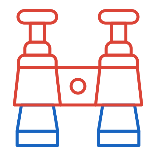 binocular Generic color outline icono