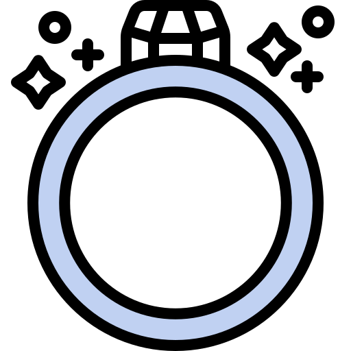 結婚指輪 Generic color lineal-color icon