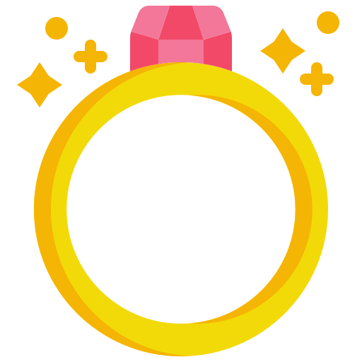 Wedding ring Generic color fill icon
