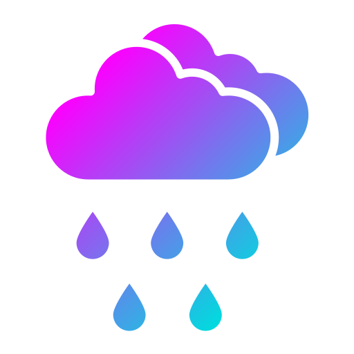 lluvia Generic gradient fill icono