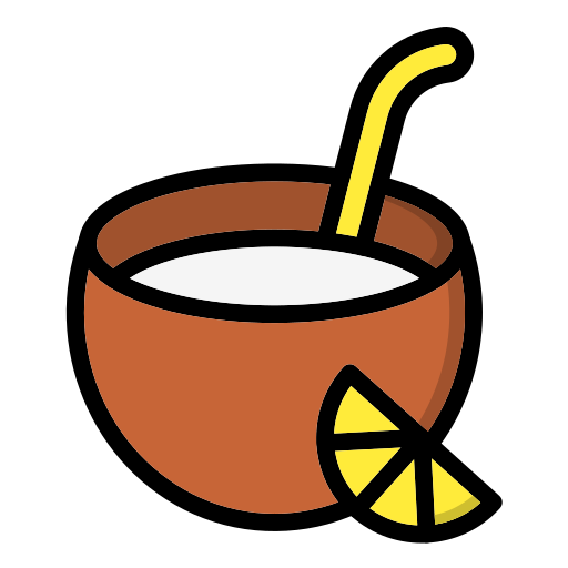bebida de coco Generic color lineal-color icono