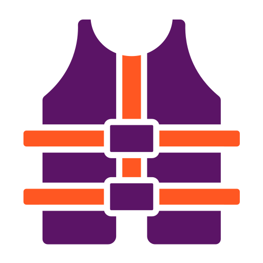 Спасательный жилет Generic color fill иконка
